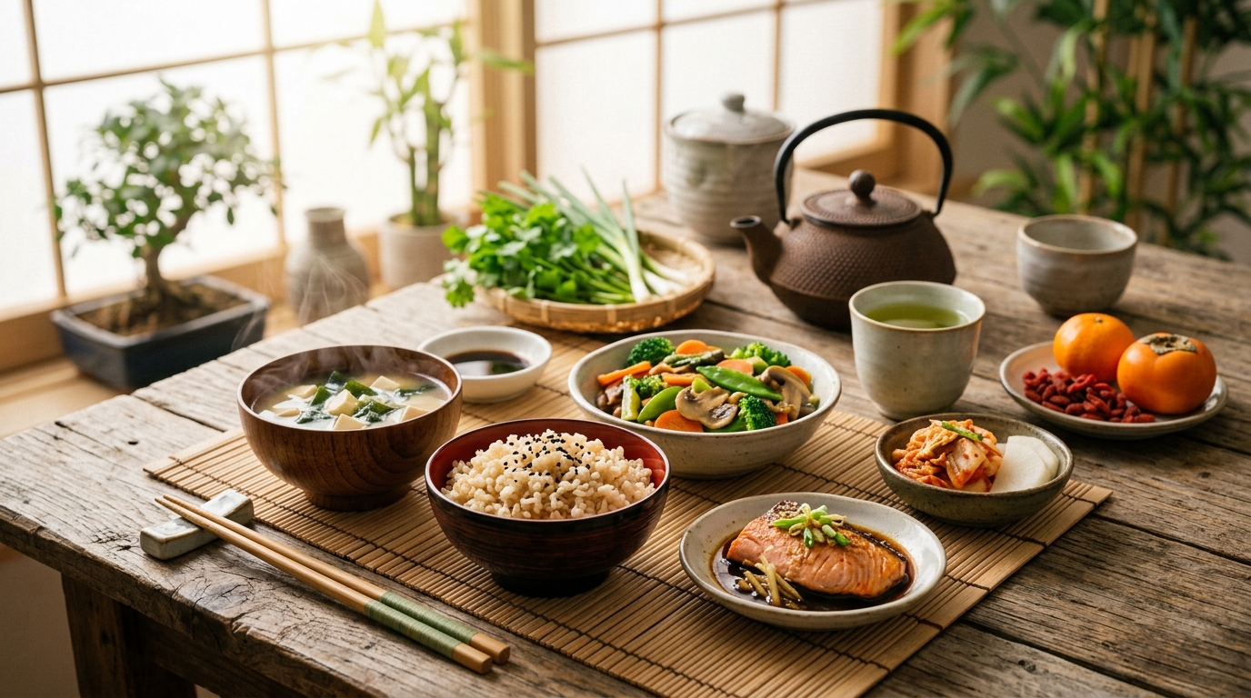 Asian Diet Principles: Balance, Variety, and Longevity