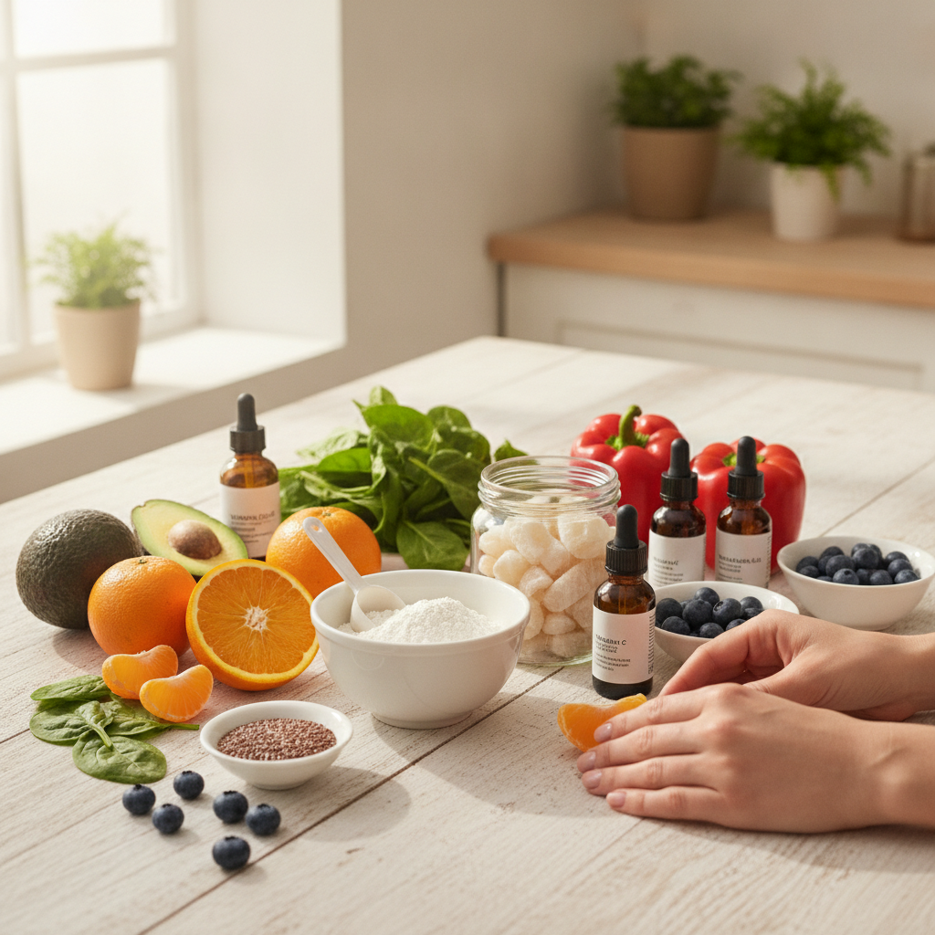 Collagen Synthesis: Nutrients That Support Healthy Skin Structure